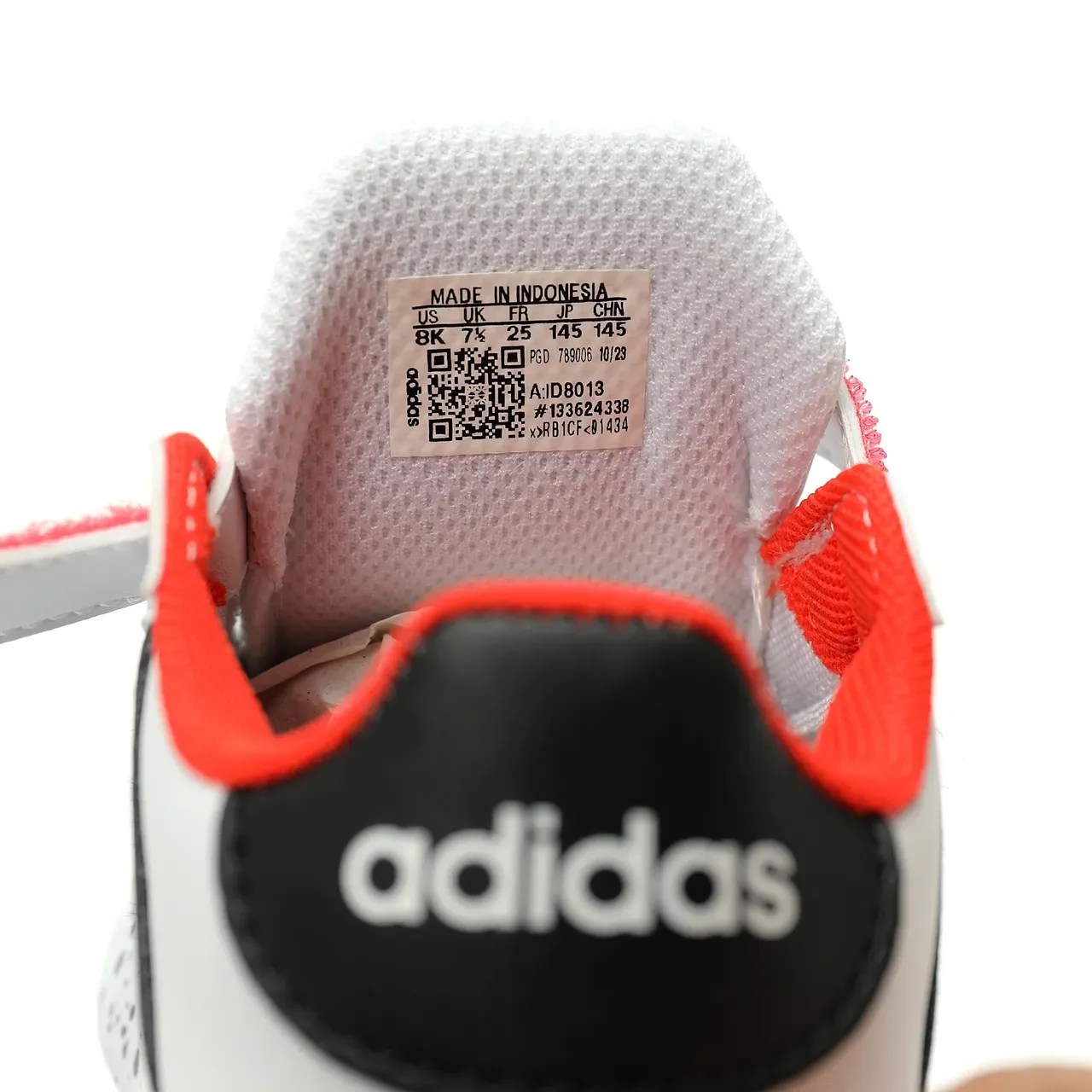 Adidas White Blue Low-Top Velcro Strap Closure Lifestyle Sneakers 20