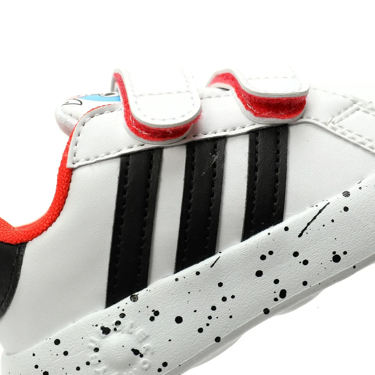 Adidas White Blue Low-Top Velcro Strap Closure Lifestyle Sneakers 22