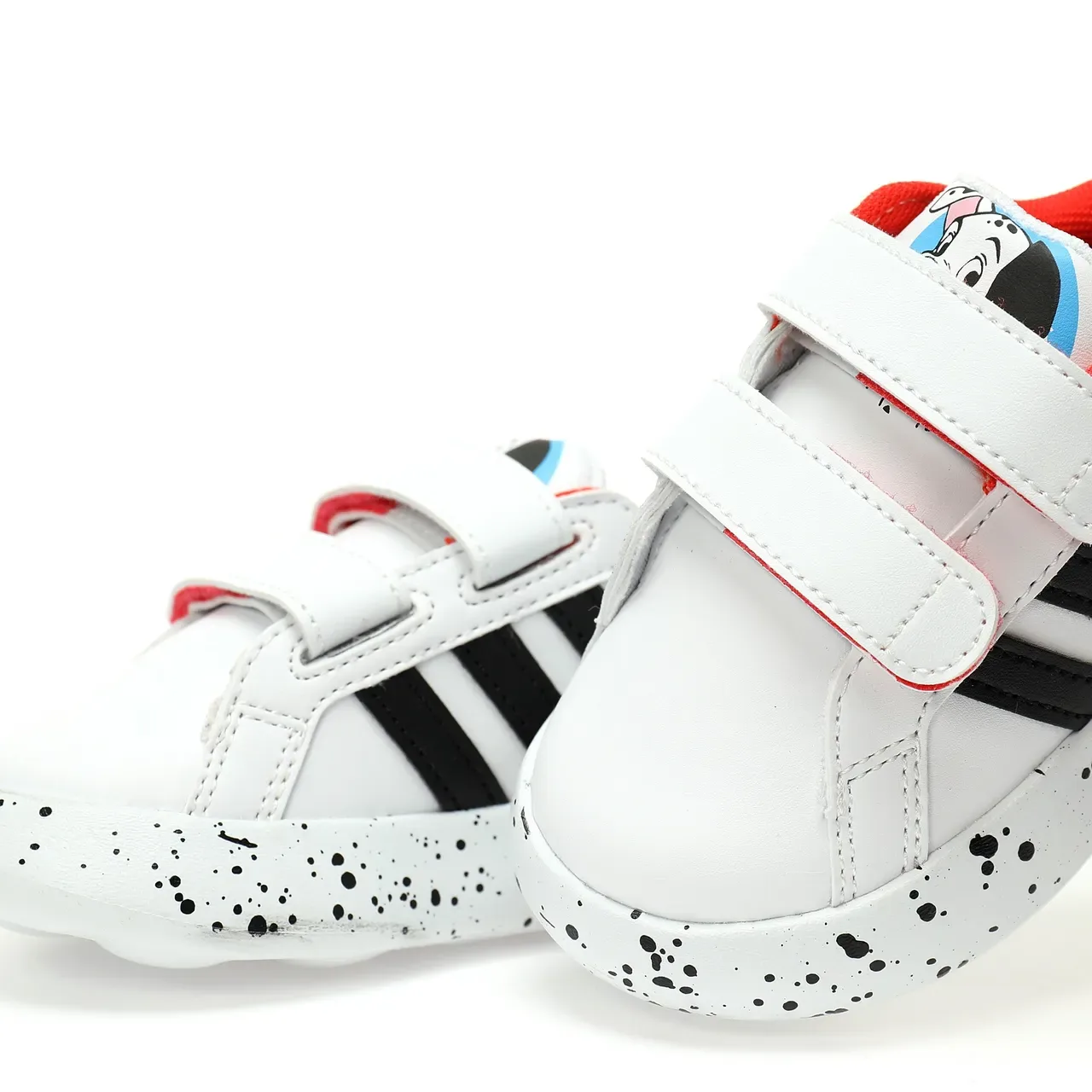 Adidas White Blue Low-Top Velcro Strap Closure Lifestyle Sneakers 24
