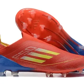Adidas X फुटबॉल जूते लाल नीला पीला Firm-Ground