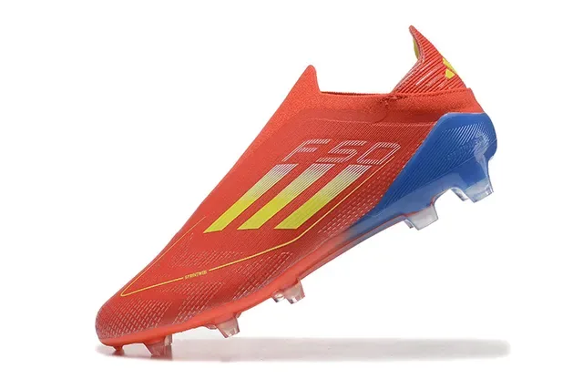 Adidas X Chaussures de Football Rouge Bleu Jaune Firm-Ground 5