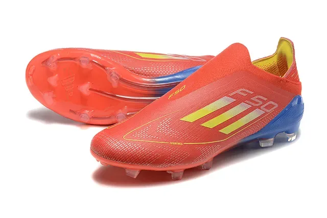 Adidas X Chaussures de Football Rouge Bleu Jaune Firm-Ground 7