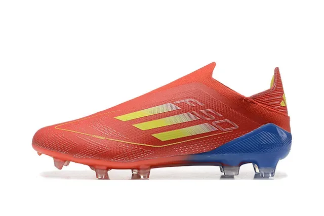 Adidas X Chaussures de Football Rouge Bleu Jaune Firm-Ground 10