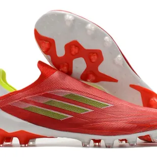 Adidas X Speedflow Red Lime Green Firm-Ground फुटबॉल जूते