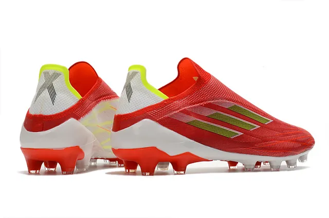 Adidas X Speedflow Red Lime Green Firm-Ground Chaussures de football 14