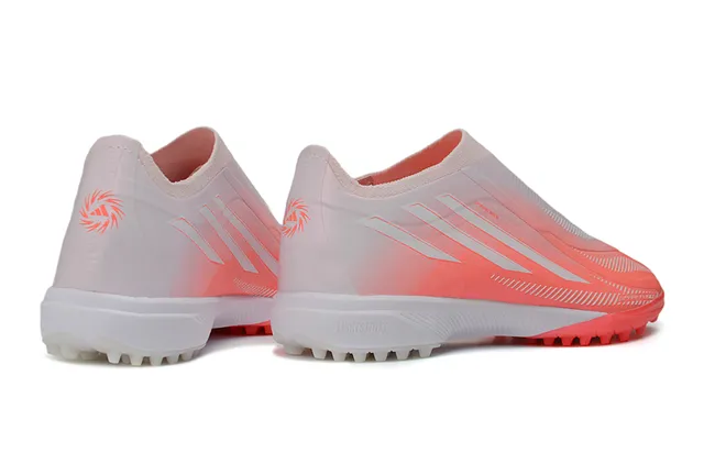 Adidas X Speedflow Spark Fusion White Coral أحذية كرة القدم للعشب الصناعي 5