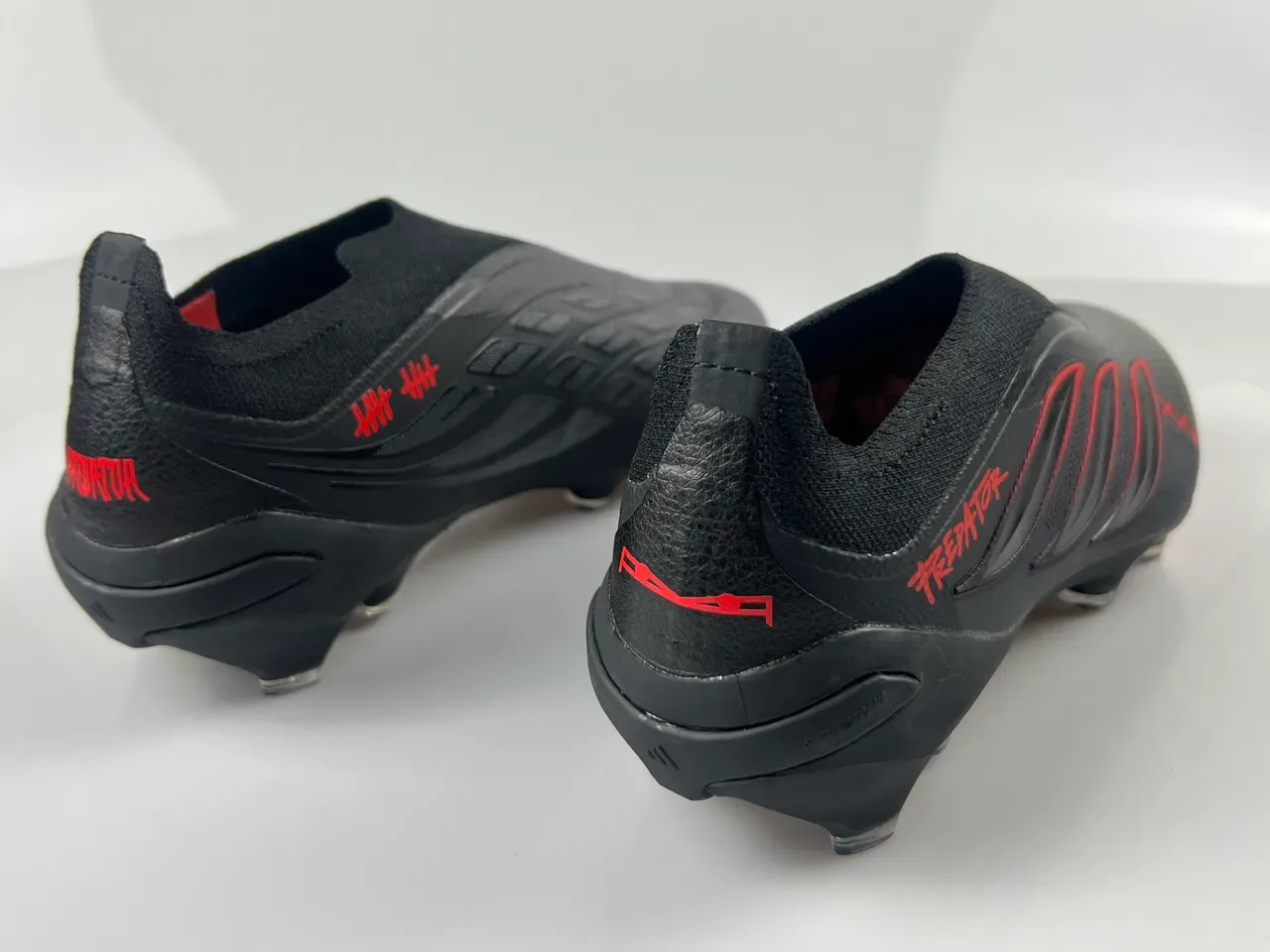 Adidas X Speedportal 1994 Sapatos de futebol preto e vermelho para terreno firme 3