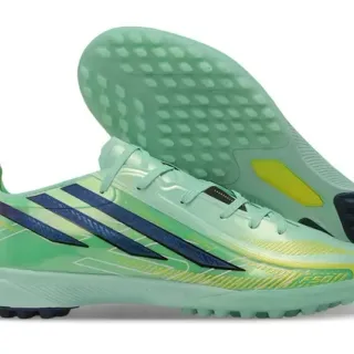 Adidas X Speedportal Zapatos de fútbol Mint Green Navy Yellow Turf