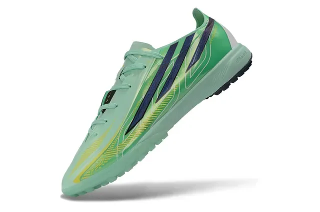Adidas X Speedportal Chaussures de football Mint Green Navy Yellow Turf 3
