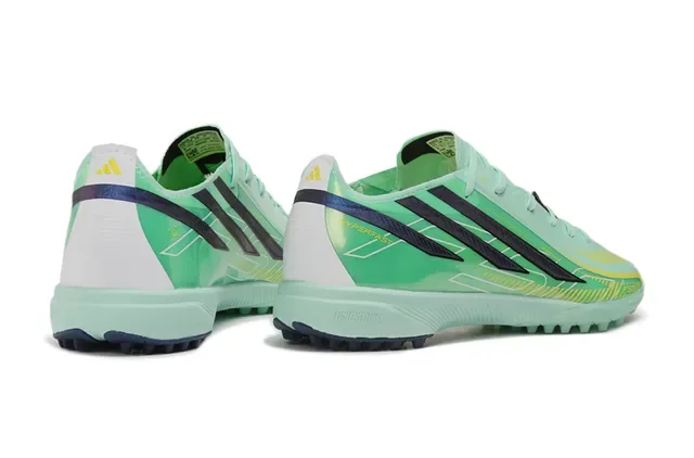 Adidas X Speedportal Chaussures de football Mint Green Navy Yellow Turf 5