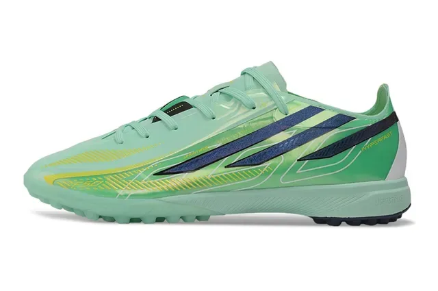 Adidas X Speedportal Chaussures de football Mint Green Navy Yellow Turf 7