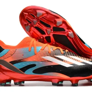 Adidas X Speedportal Orange Black Cyan Firm-Ground Soccer Shoes