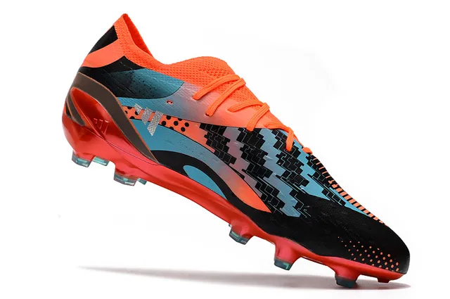Adidas X Speedportal Orange Black Cyan Firm-Ground Soccer Shoes 2