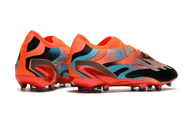 Adidas X Speedportal Orange Black Cyan Firm-Ground Soccer Shoes 5