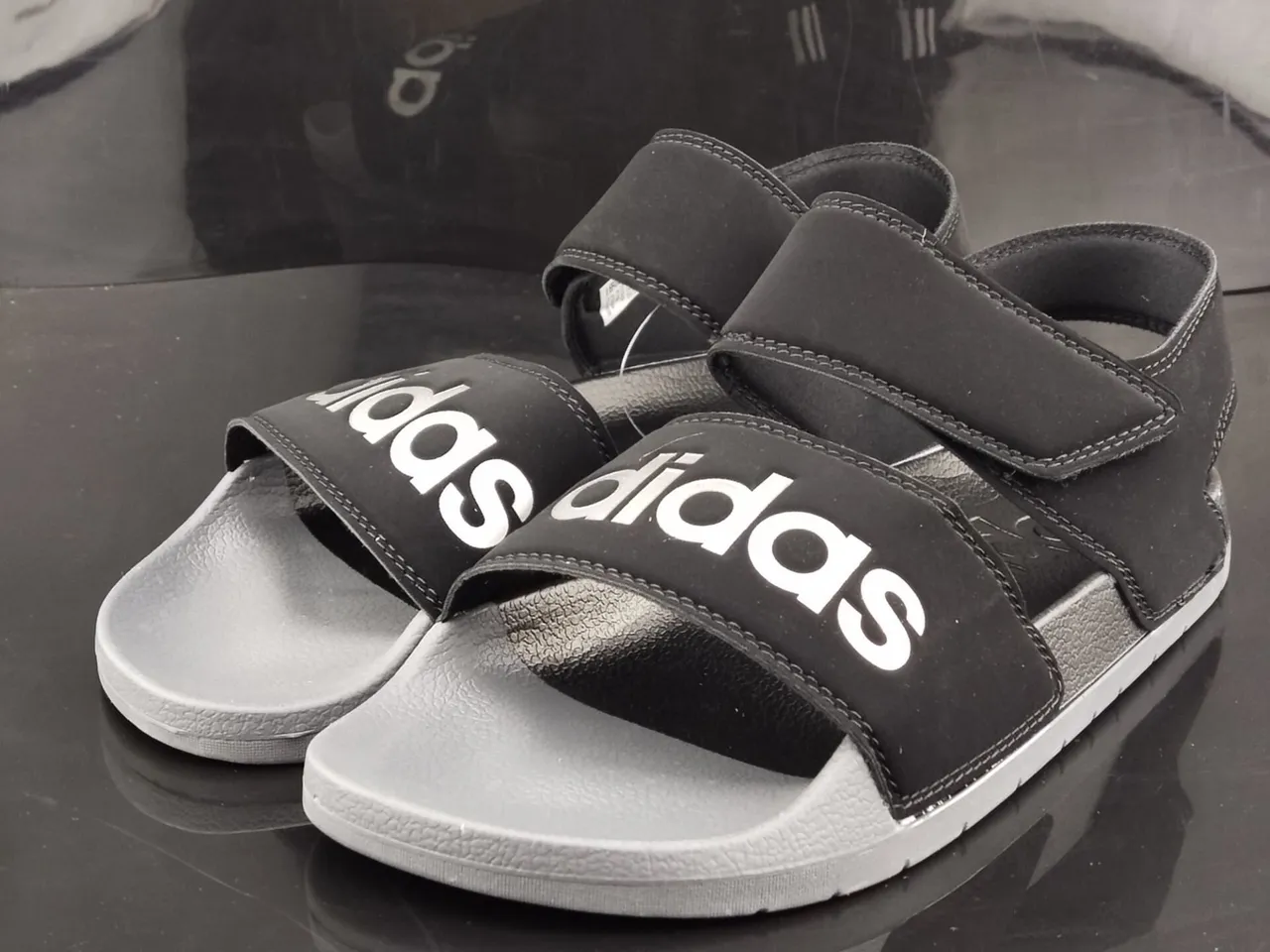 Adidas Yeezy Slide Black and Gray Casual Sandals 2