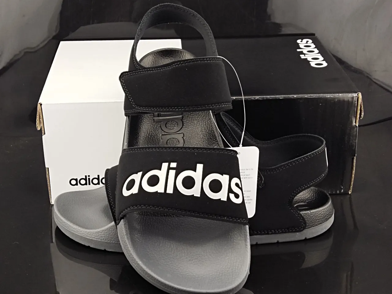 Adidas Yeezy Slide Black and Gray Casual Sandals 3
