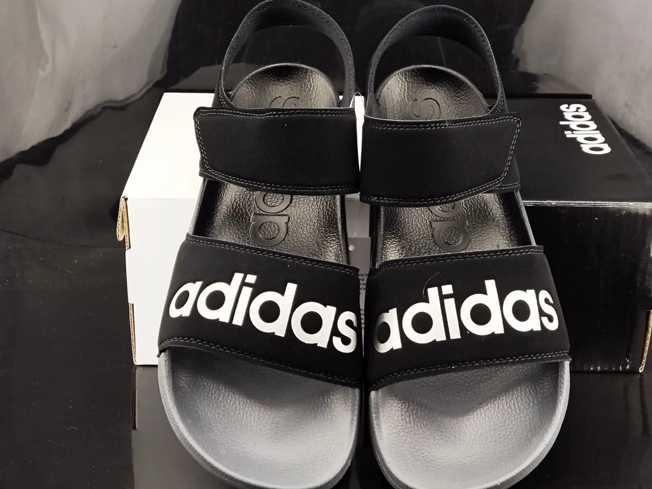 Adidas Yeezy Slide Black and Gray Casual Sandals 5
