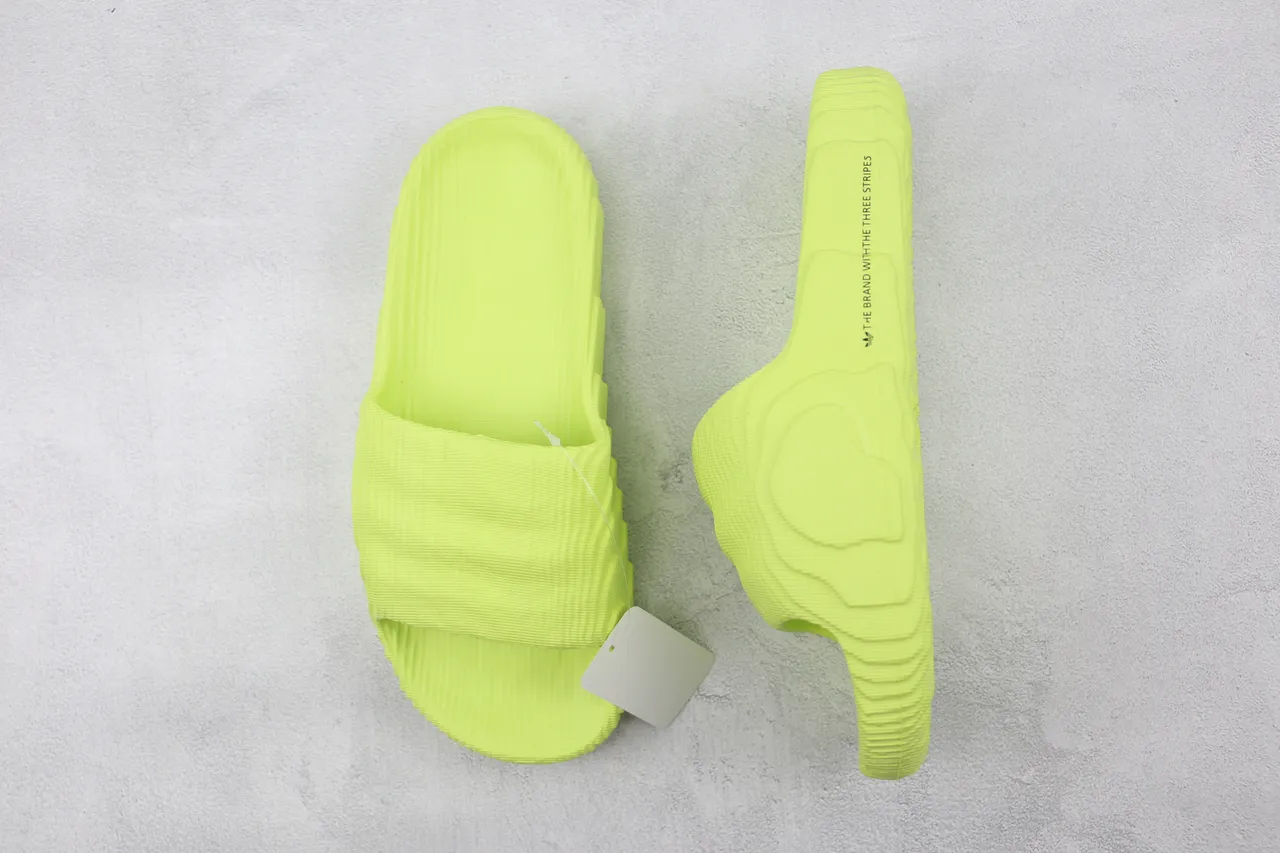 Adidas Yeezy Slide Neon Lime Green Slippers 3