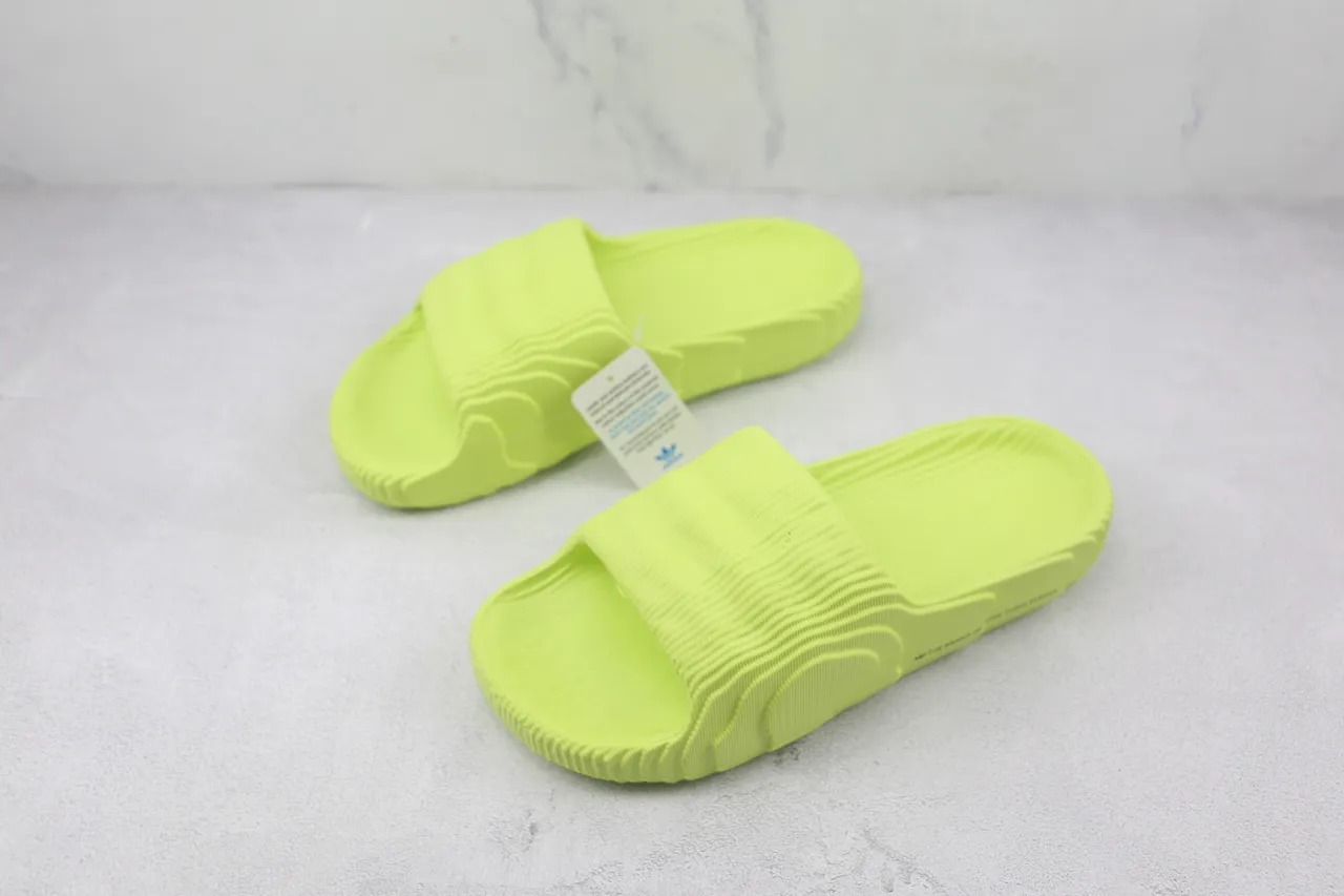 Adidas Yeezy Slide Neon Lime Green Slippers 4