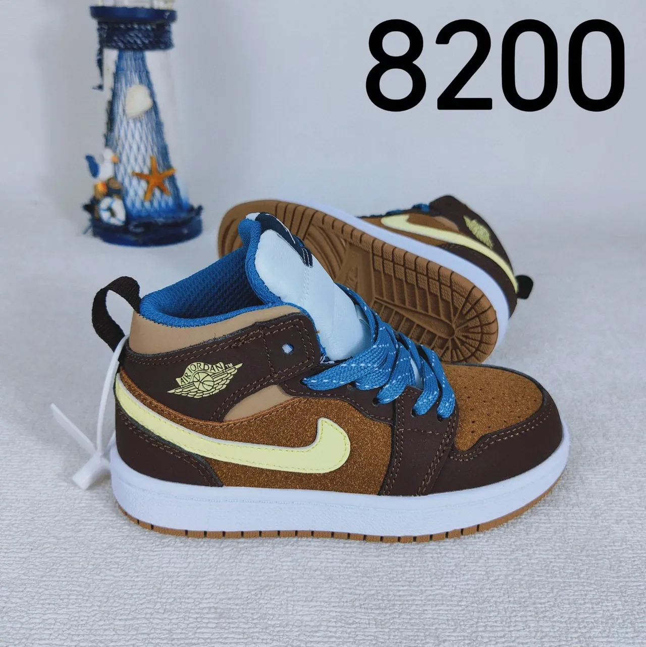 Air Jordan 1 Multicolor Panel Kids Lifestyle Sneakers 5