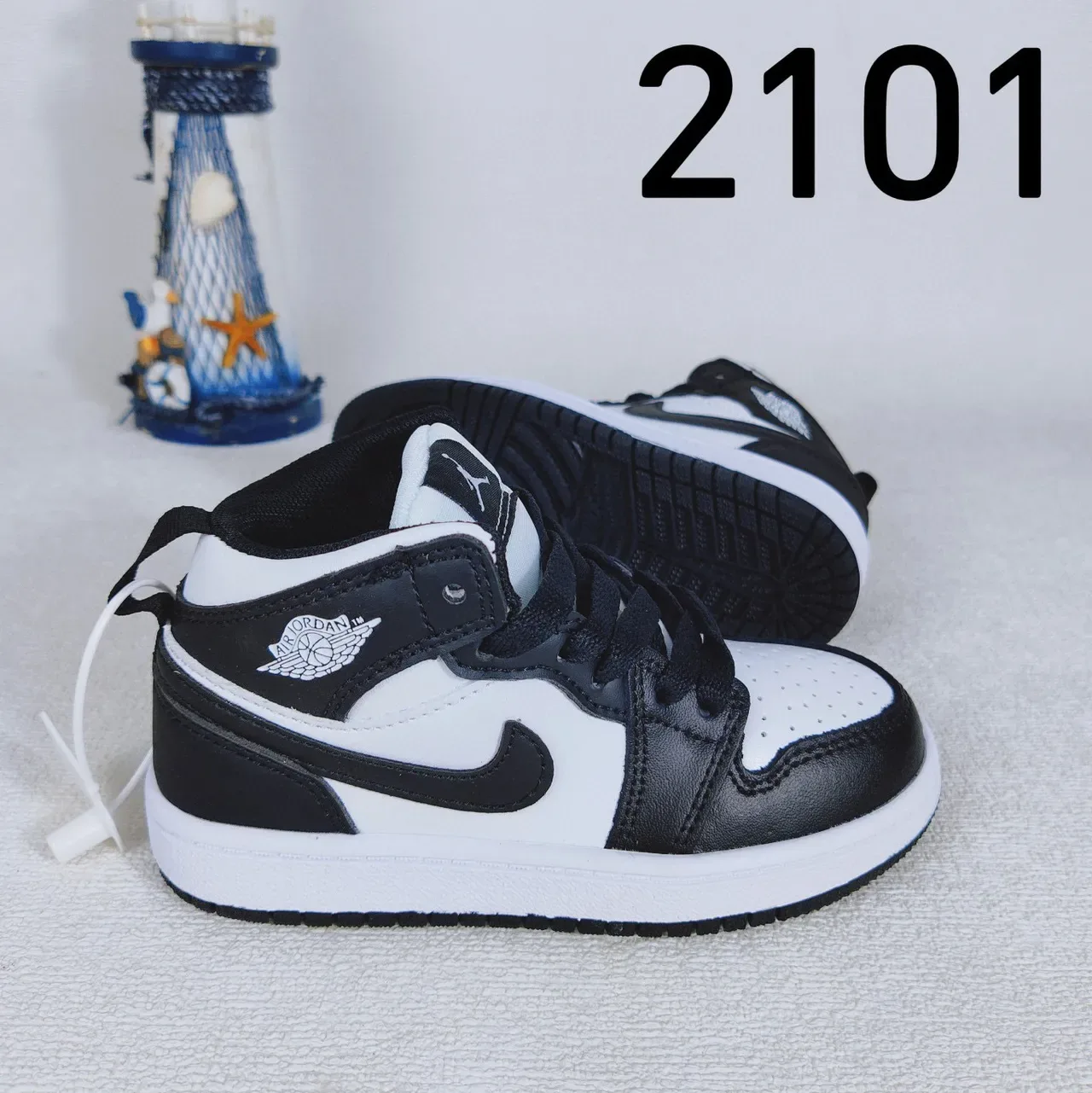 Air Jordan 1 Multicolor Panel Kids Lifestyle Sneakers 10