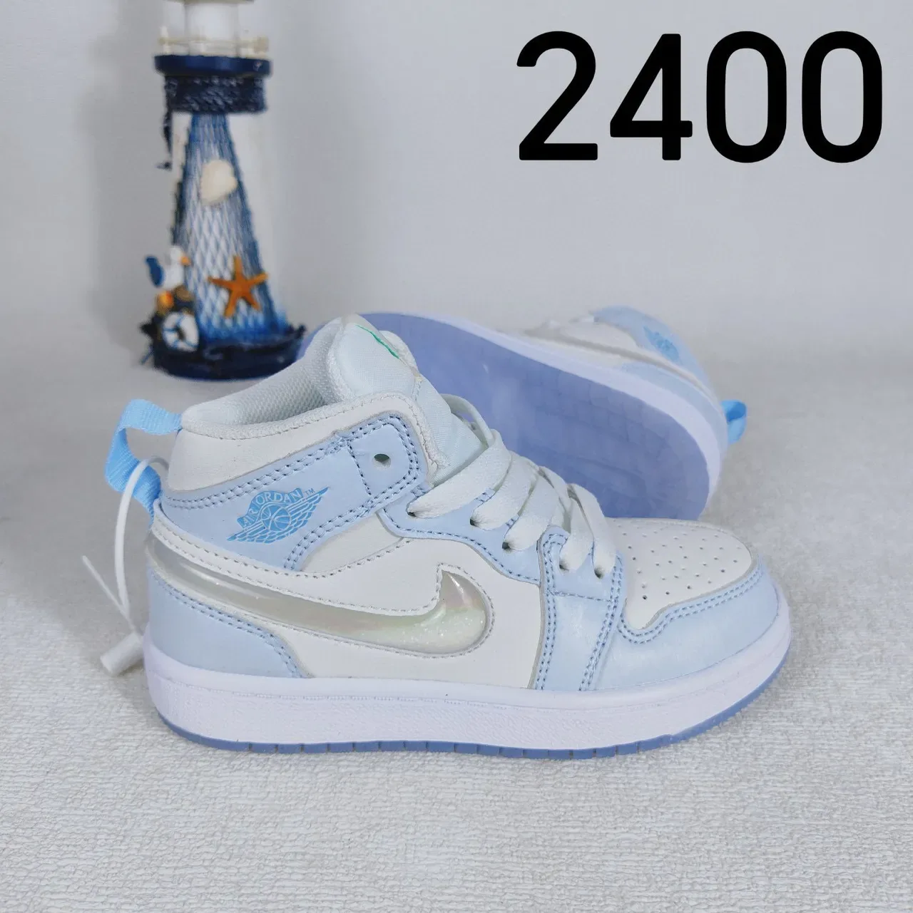 Air Jordan 1 Multicolor Panel Kids Lifestyle Sneakers 12
