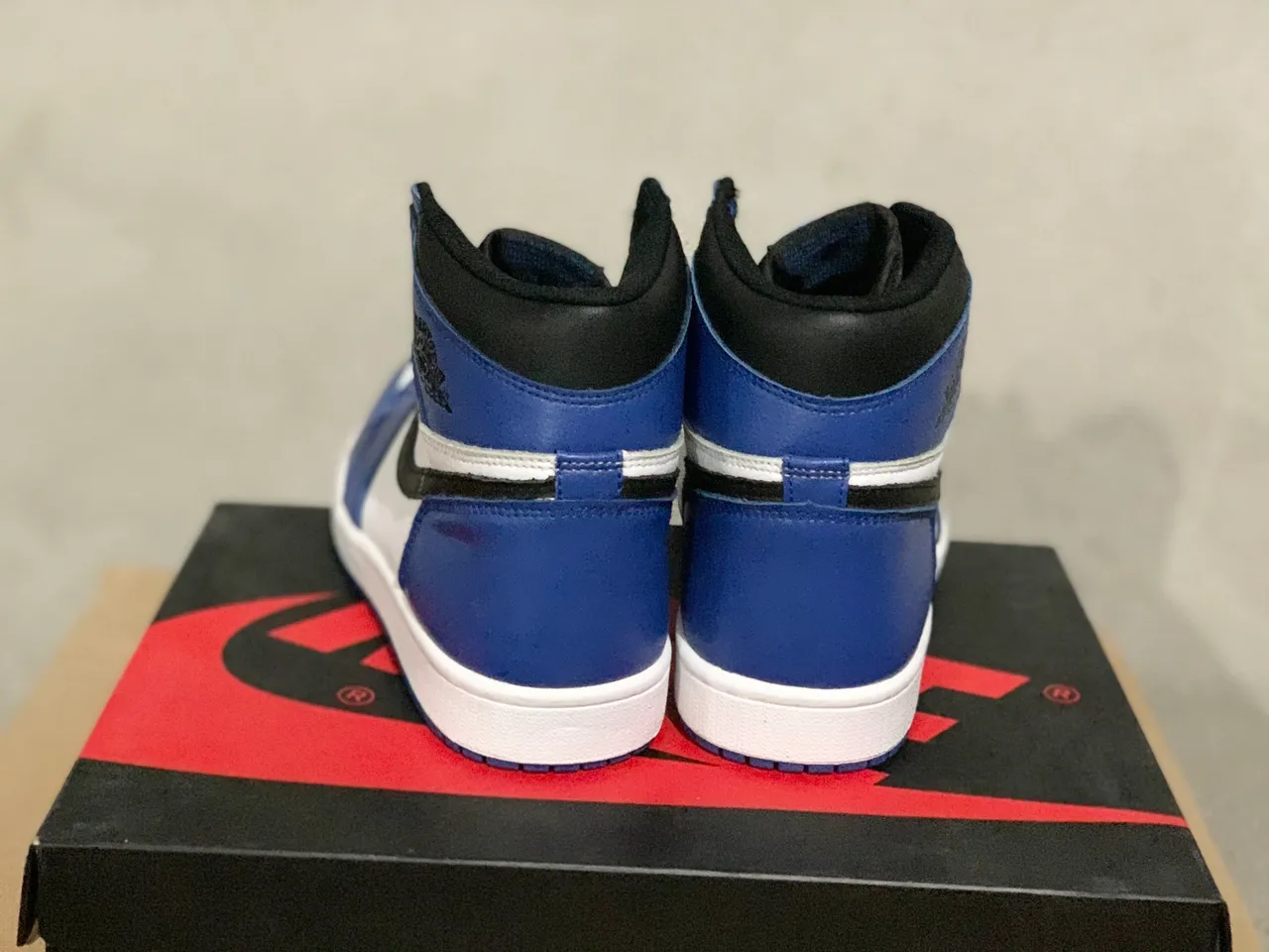 Air Jordan 1 Royal Blue White Black Basketball Shoes 3