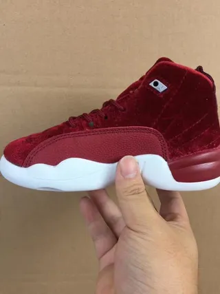 Air Jordan 12 Red and White Basketball Shoes 20