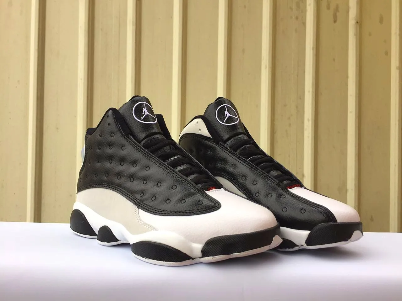 Air Jordan 13 Black Cream Elephant Print Basketball Shoes 3