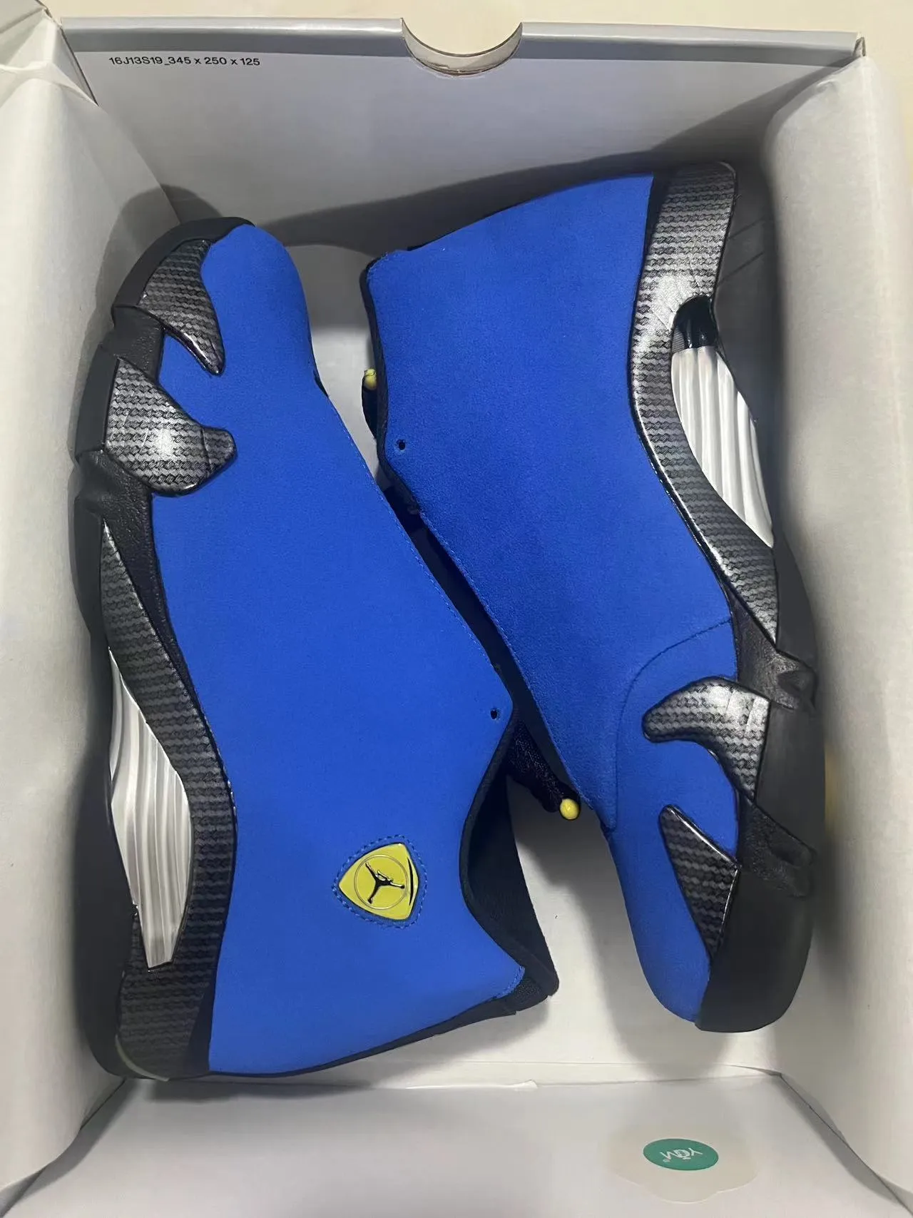 Air Jordan 14 Royal Blue Carbon Fiber Basketball Shoes 9