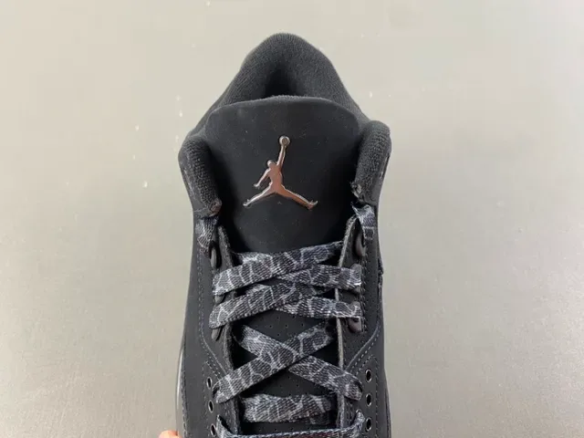 Air Jordan 3 Black Elephant Basketball Shoes 6