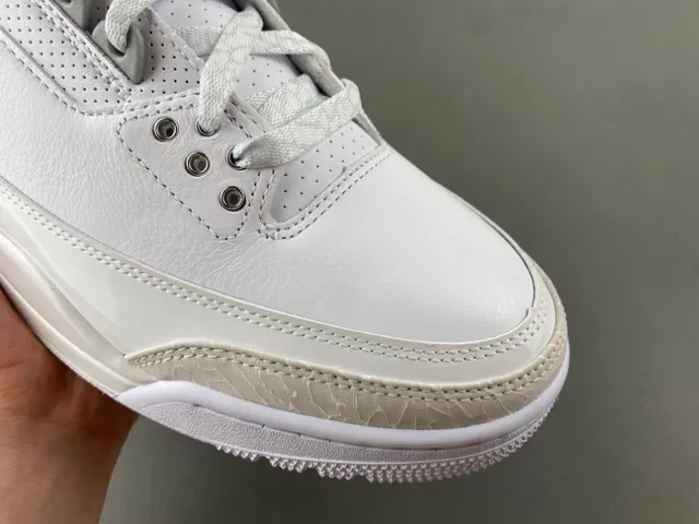 Air Jordan 3 Chaussures de Basketball Éléphant Blanc Imprimé 2