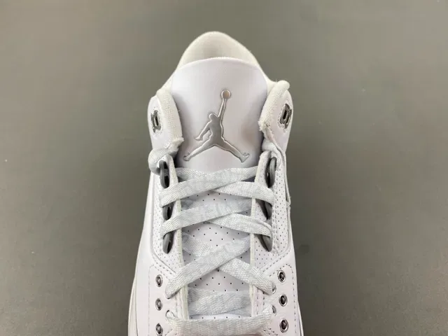 Air Jordan 3 Chaussures de Basketball Éléphant Blanc Imprimé 6
