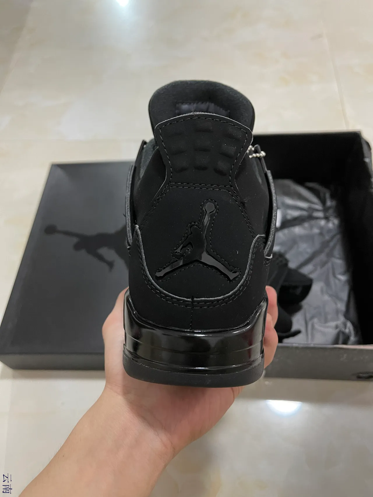 Air Jordan 4 Black Basketball Shoes 6