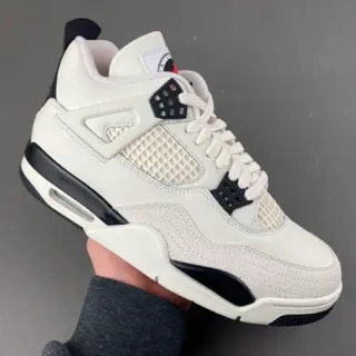 Air Jordan 4 Off-White Black Basketball Shoes