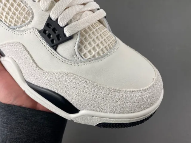 Air Jordan 4 Off-White Black Basketball Shoes 2