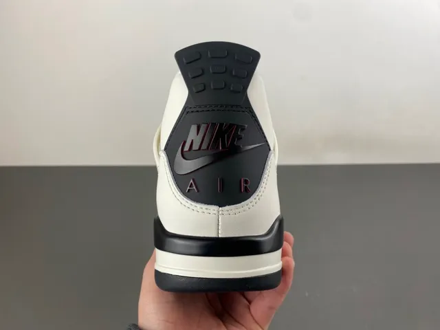 Air Jordan 4 Off-White Black Basketball Shoes 4