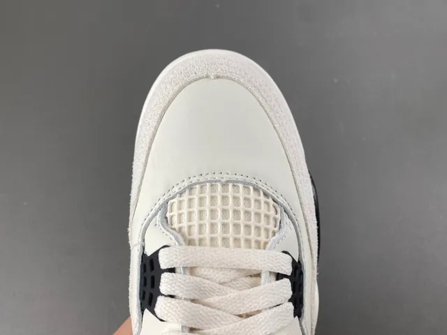 Air Jordan 4 Off-White Black Basketball Shoes 5