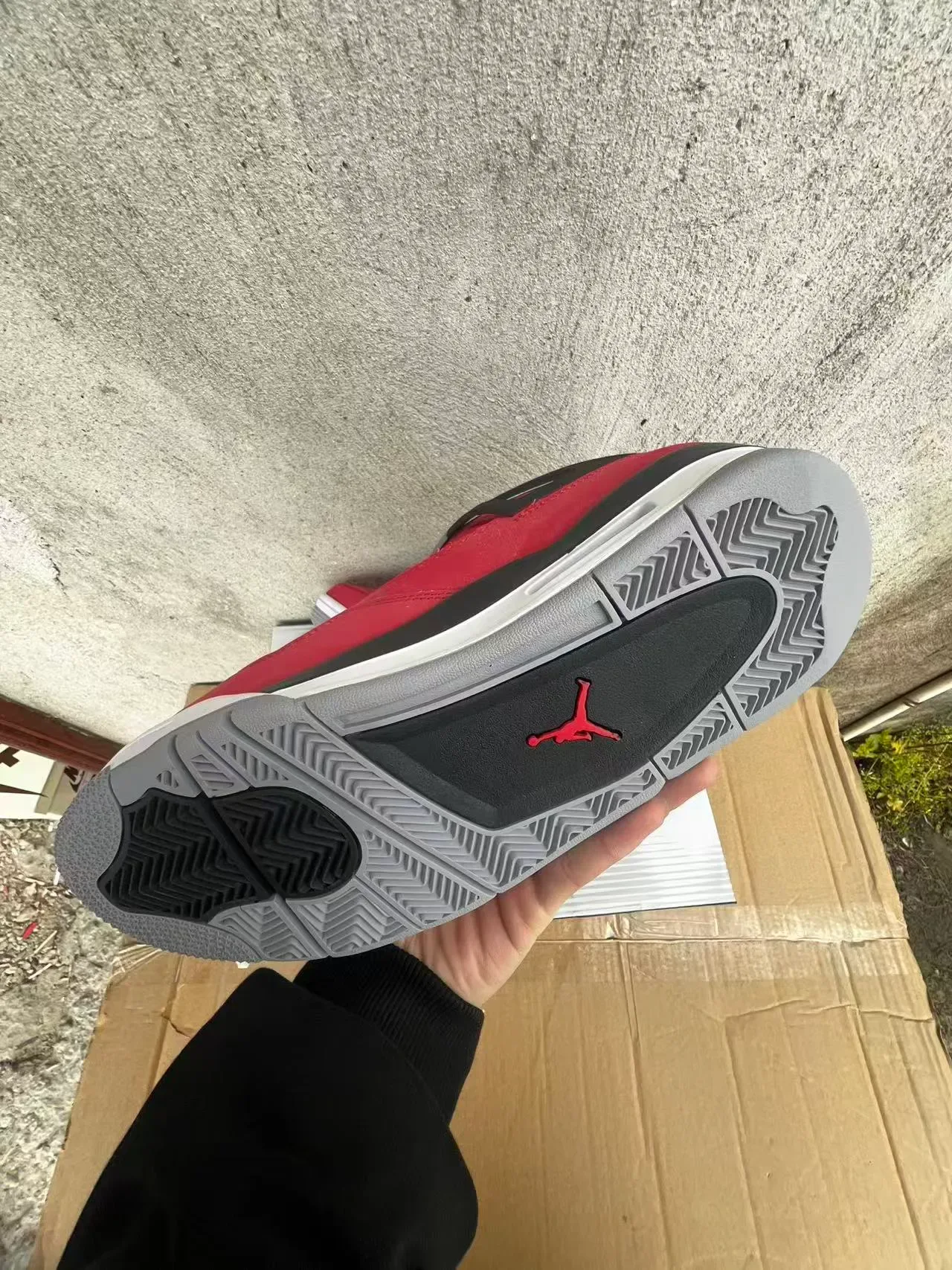 Air Jordan 4 Tênis de Basquete Vermelho Preto Branco 6