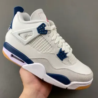Air Jordan 4 White Navy Gum 篮球鞋
