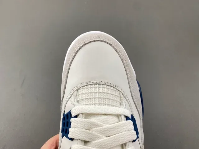 Air Jordan 4 White Navy Gum Chaussures de Basketball 5