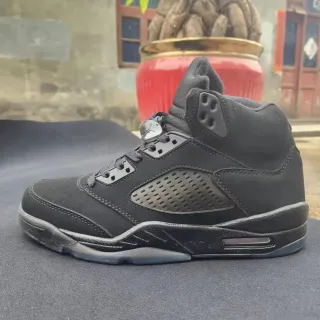 Air Jordan 5 Black Basketball Shoes