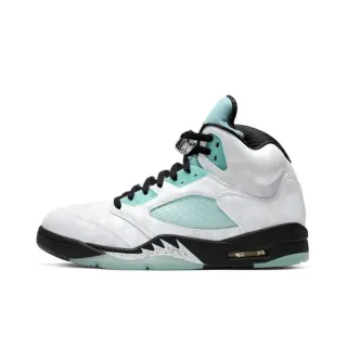 Air Jordan 5 White Mint Blue Black Zapatos de baloncesto