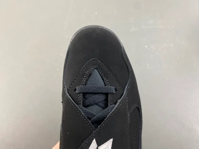 Air Jordan 8 Black Metallic Silver Basketball Shoes 5