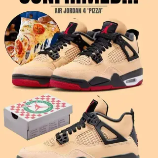 Air Jordan Beige Black High-Top Perforated Mesh Basketball Shoes