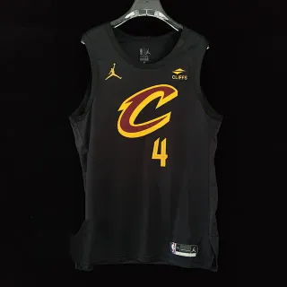 Air Jordan Cleveland Cavaliers 2023–24 Announcement Edition Black Jersey