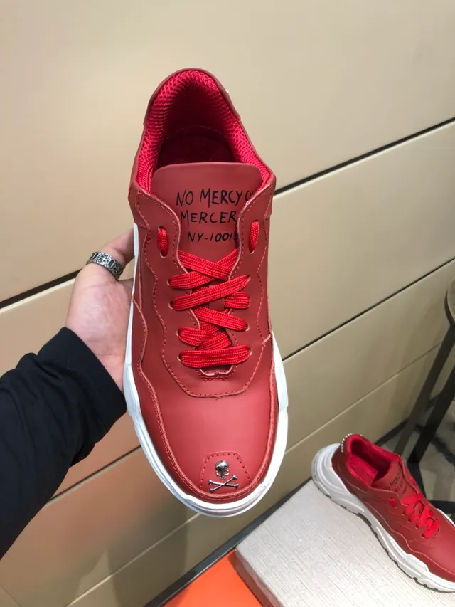 Alexander McQueen Oversized Sneaker Red Skull Chunky Sneakers 2