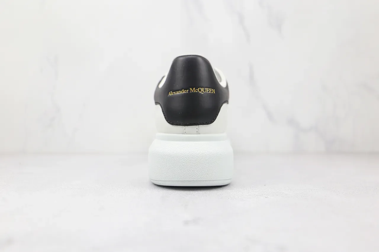 Alexander McQueen Oversized Sneaker White Black Lifestyle Sneakers 2