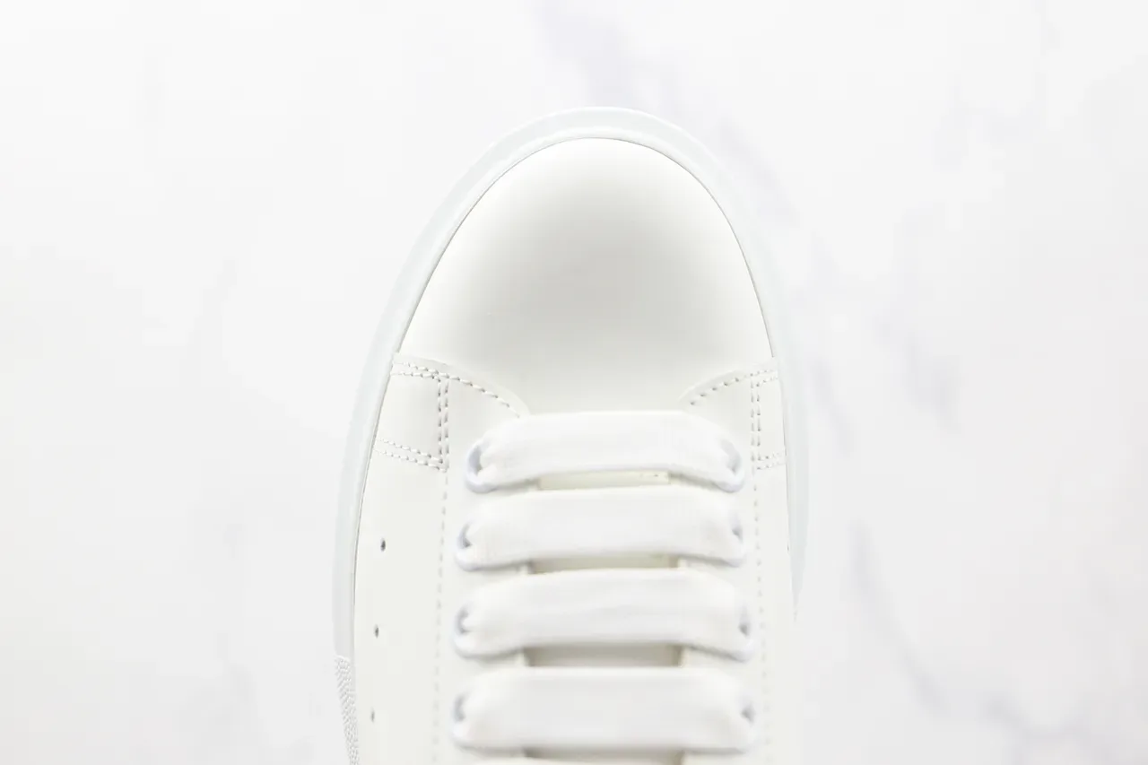 Alexander McQueen Oversized Sneaker White Black Lifestyle Sneakers 5