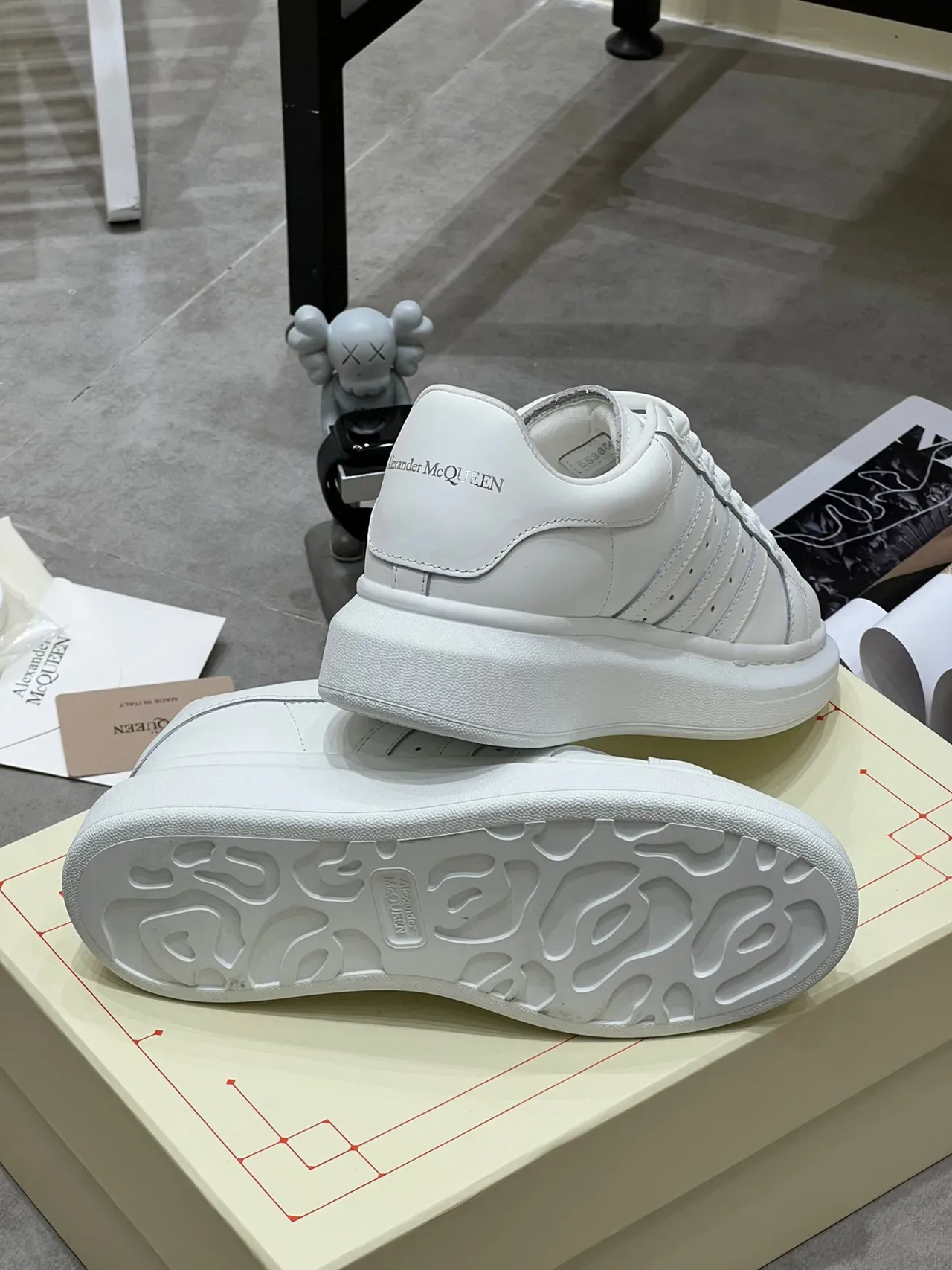 Alexander McQueen Oversized Sneaker White Lifestyle Sneakers 5